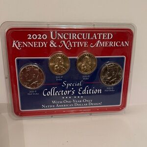 2020 Uncirculated Kennedy & Native American Collector's Edition